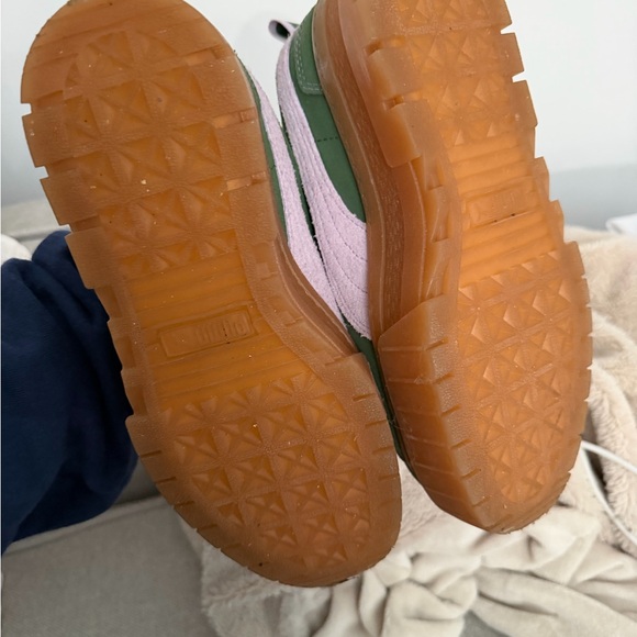 Puma x liberty mayze platform gumshoe sneaker embroidered floral green lilac ltd - Picture 17 of 17